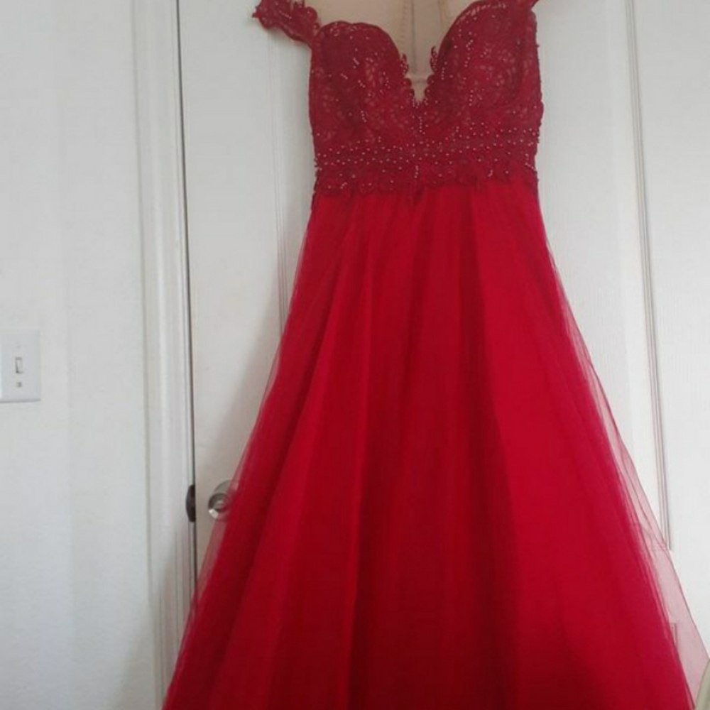 Red dress